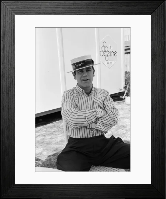 Framed Print : Summer of 84'Elton John concert at Wembley Stadium Framed Print : Summer of 84'Elton John concert at Wembley Stadium