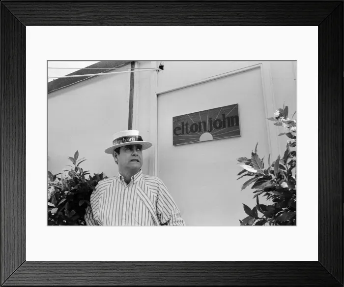 Framed Print : Summer of 84'Elton John concert at Wembley Stadium Framed Print : Summer of 84'Elton John concert at Wembley Stadium