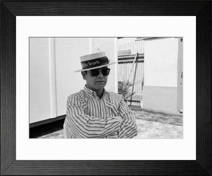 Framed Print : Summer of 84'Elton John concert at Wembley Stadium Framed Print : Summer of 84'Elton John concert at Wembley Stadium