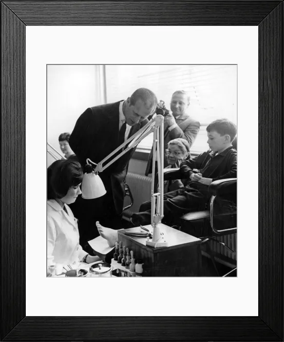 Framed Print : Prince Philip, Duke of Edinburgh watches Janice Preston, 7 Framed Print : Prince Philip, Duke of Edinburgh watches Janice Preston, 7