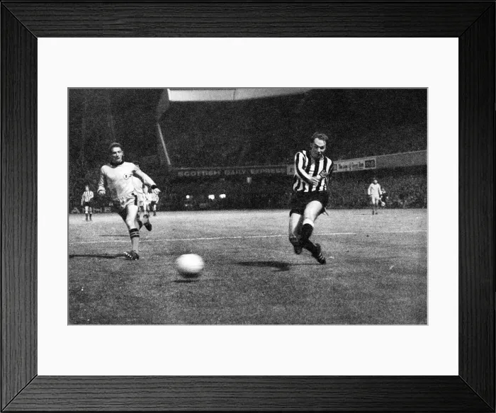 Framed Print : Dundee United 1-2 Newcastle, Inter-Cities Fairs Cup 1st Round 1st Leg match held