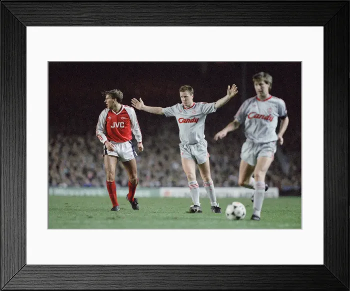 Framed Print : Arsenal 0 v 0 Liverpool, Littlewoods League Cup 3rd round (replay) at Highbury Framed Print : Arsenal 0 v 0 Liverpool, Littlewoods League Cup 3rd round (replay) at Highbury