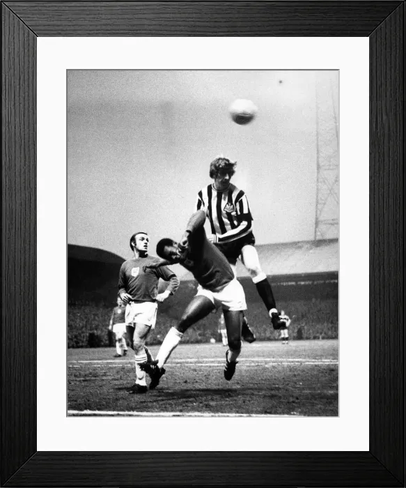 Framed Print : Newcastle United v Anderlecht, Inter Cities Fairs Cup, 4th round 2nd leg Framed Print : Newcastle United v Anderlecht, Inter Cities Fairs Cup, 4th round 2nd leg