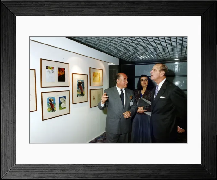 Framed Print : Prince Philip, Duke of Edinburgh opens Terminal 2, Manchester Airport. 5th March 1993 Framed Print : Prince Philip, Duke of Edinburgh opens Terminal 2, Manchester Airport. 5th March 1993