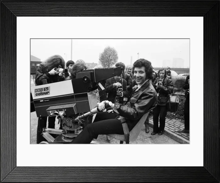 Framed Print : Tom Jones at the BBC Television Centre Wood Lane, to discuss plans for his first one man Framed Print : Tom Jones at the BBC Television Centre Wood Lane, to discuss plans for his first one man