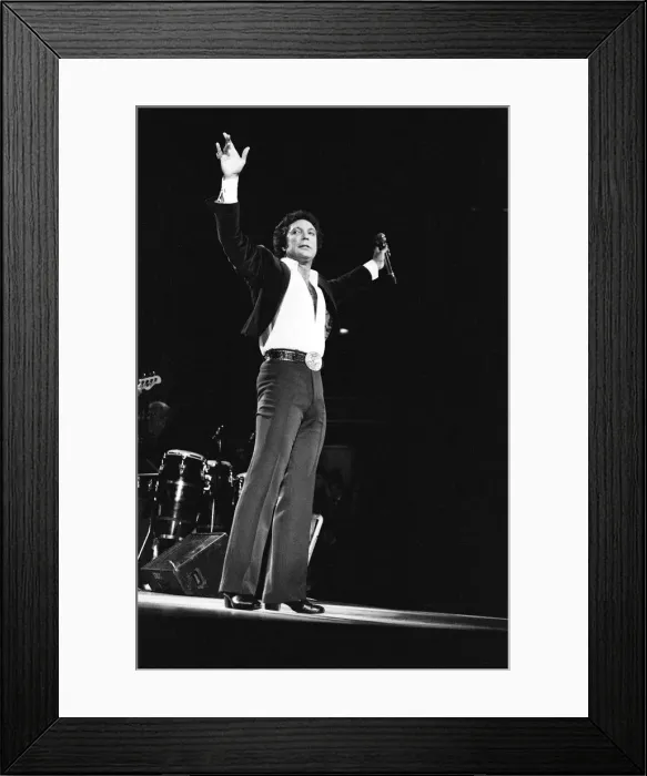 Framed Print : Tom Jones perfuming live in Cardiff, Wales, for the first time in ten years Framed Print : Tom Jones perfuming live in Cardiff, Wales, for the first time in ten years