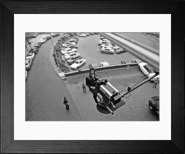 Framed Print : Tom Jones at the BBC Television Centre Wood Lane, to discuss plans for his first one man Framed Print : Tom Jones at the BBC Television Centre Wood Lane, to discuss plans for his first one man