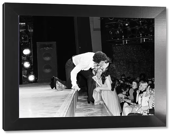 Tom Jones performs at the Olympia, Paris. 23rd April 1979