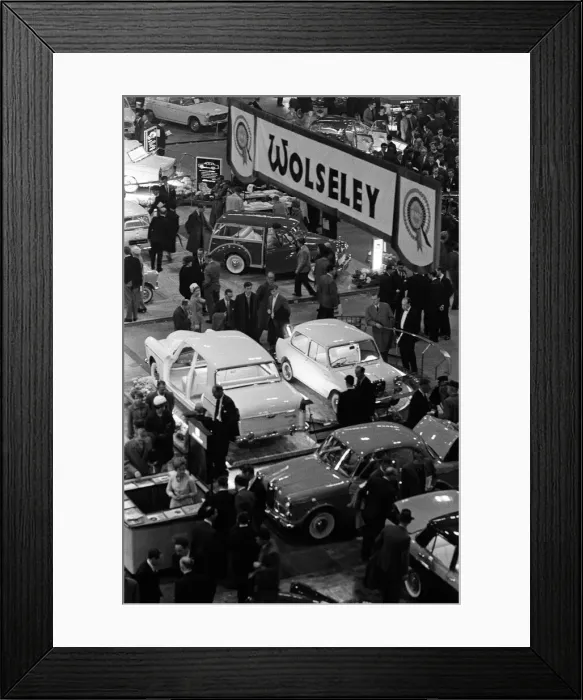 Framed Print : The 1961 British International Motor Show at Earls Court Exhibition Centre, London