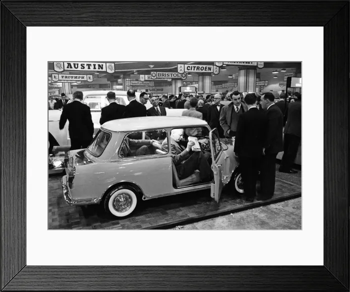 Framed Print : The 1961 British International Motor Show at Earls Court Exhibition Centre, London Framed Print : The 1961 British International Motor Show at Earls Court Exhibition Centre, London