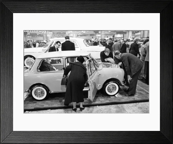 Framed Print : The 1961 British International Motor Show at Earls Court Exhibition Centre, London Framed Print : The 1961 British International Motor Show at Earls Court Exhibition Centre, London