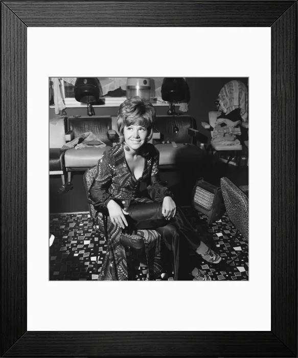 Framed Print : Middlesbrough hairdresser judges Miss Gibraltar. Circa 1971 Framed Print : Middlesbrough hairdresser judges Miss Gibraltar. Circa 1971