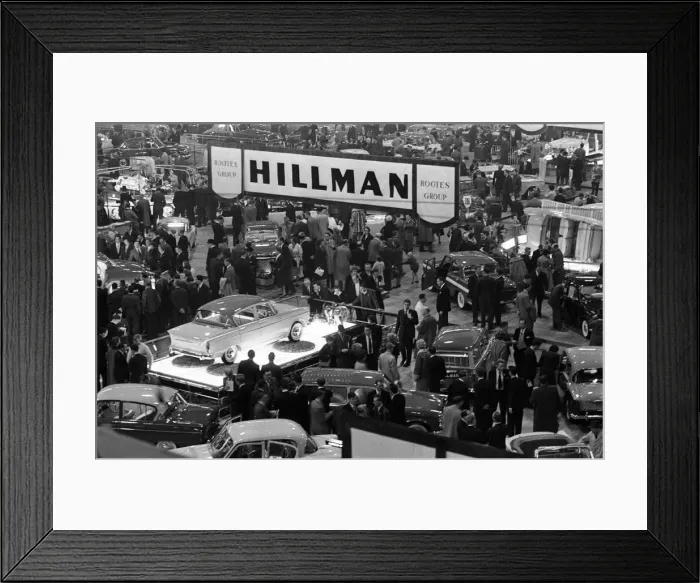Framed Print : The 1961 British International Motor Show at Earls Court Exhibition Centre, London Framed Print : The 1961 British International Motor Show at Earls Court Exhibition Centre, London