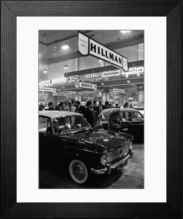 Framed Print : The 1961 British International Motor Show at Earls Court Exhibition Centre, London Framed Print : The 1961 British International Motor Show at Earls Court Exhibition Centre, London