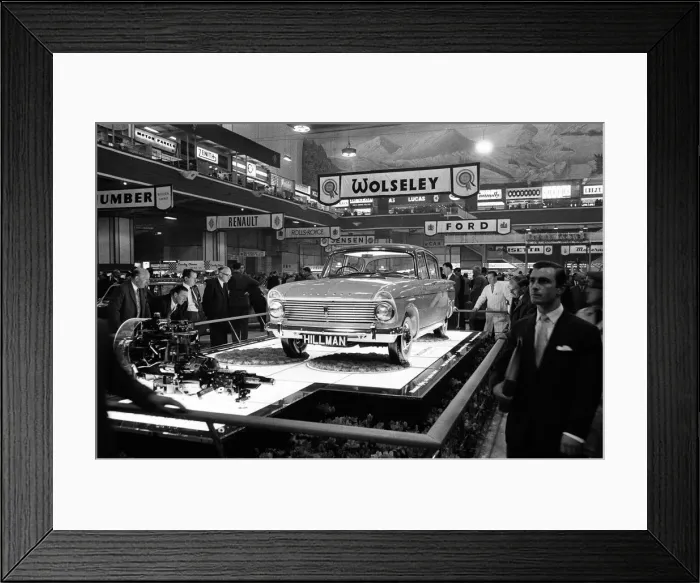 Framed Print : The 1961 British International Motor Show at Earls Court Exhibition Centre, London Framed Print : The 1961 British International Motor Show at Earls Court Exhibition Centre, London