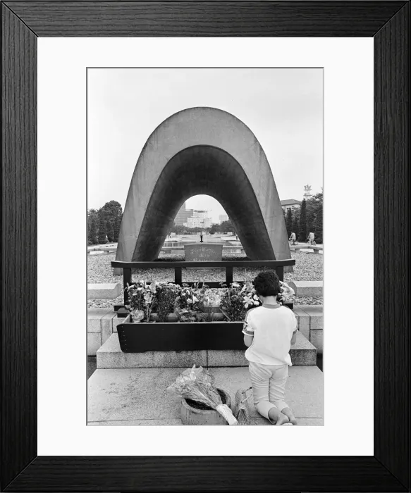 Framed Print : Peace Memorial Park, Hiroshima, Japan, August 1967. Our Picture Shows Framed Print : Peace Memorial Park, Hiroshima, Japan, August 1967. Our Picture Shows