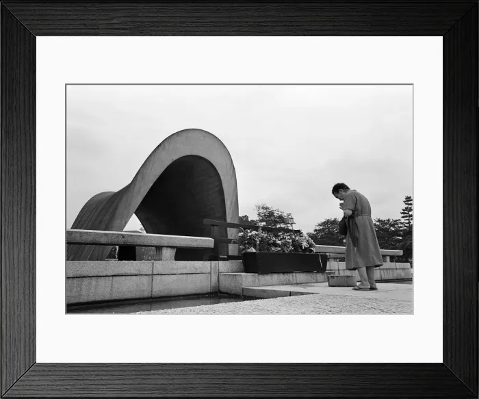Framed Print : Peace Memorial Park, Hiroshima, Japan, August 1967. Our Picture Shows Framed Print : Peace Memorial Park, Hiroshima, Japan, August 1967. Our Picture Shows