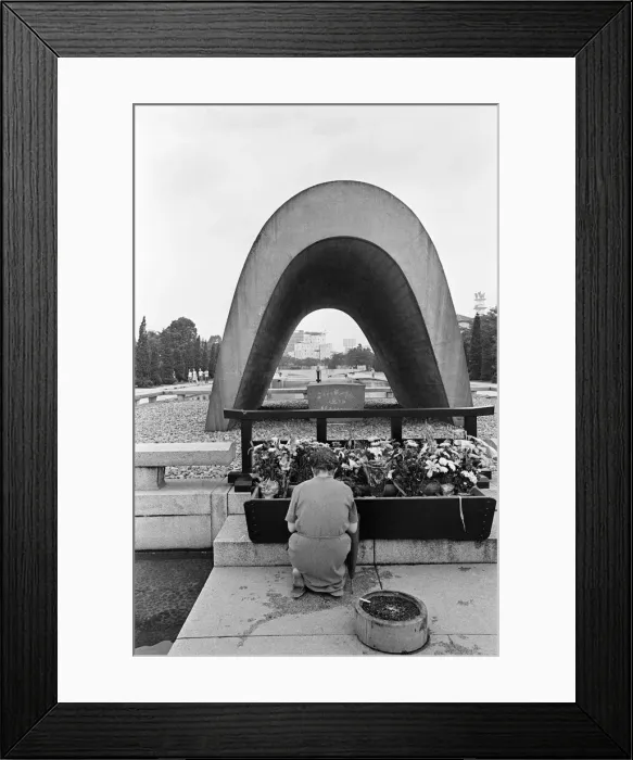 Framed Print : Peace Memorial Park, Hiroshima, Japan, August 1967. Our Picture Shows Framed Print : Peace Memorial Park, Hiroshima, Japan, August 1967. Our Picture Shows