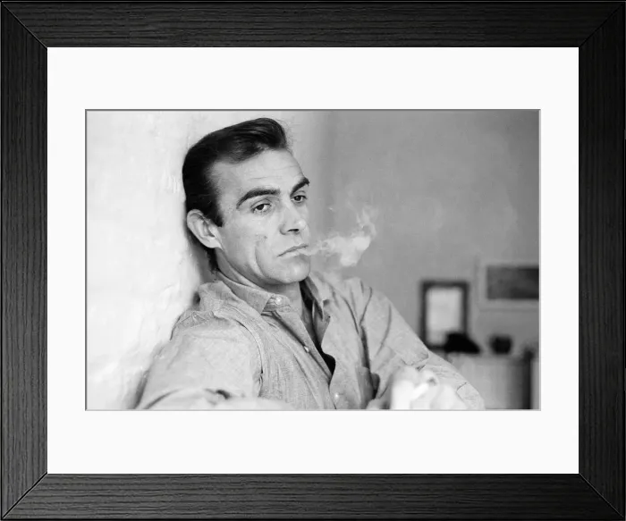 Framed Print : Sean Connery pictured at his new house in Acton. The house was once a Convent Framed Print : Sean Connery pictured at his new house in Acton. The house was once a Convent