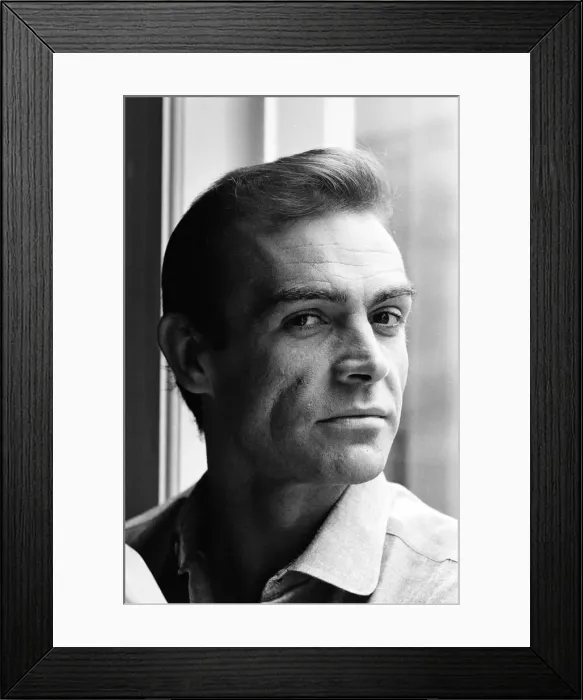 Framed Print : Sean Connery pictured at his new house in Acton. The house was once a Convent Framed Print : Sean Connery pictured at his new house in Acton. The house was once a Convent