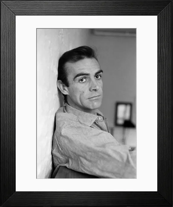 Framed Print : Sean Connery pictured at his new house in Acton. The house was once a Convent Framed Print : Sean Connery pictured at his new house in Acton. The house was once a Convent