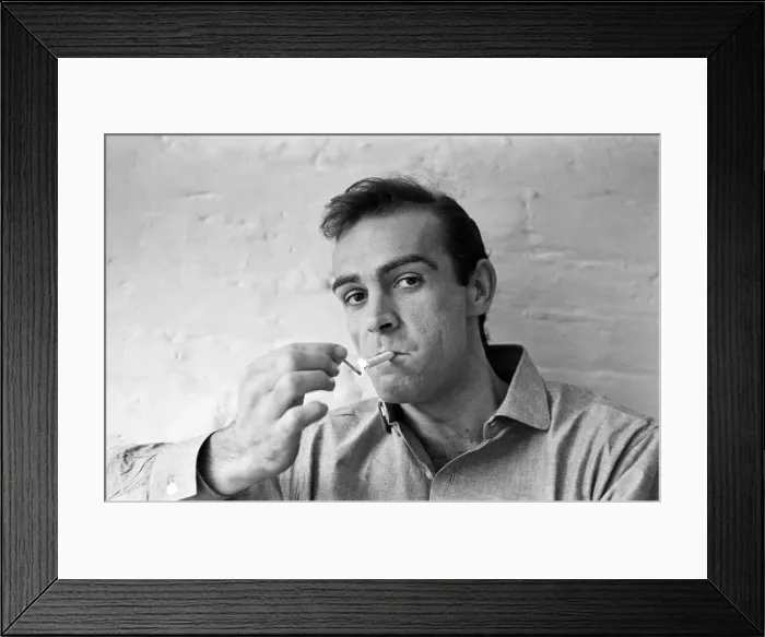 Framed Print : Sean Connery pictured at his new house in Acton. The house was once a Convent Framed Print : Sean Connery pictured at his new house in Acton. The house was once a Convent
