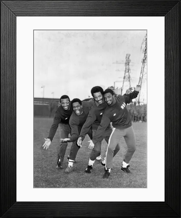 Framed Print : Lenny Henry training with West Bromwich Albion. 15th November 1978 Framed Print : Lenny Henry training with West Bromwich Albion. 15th November 1978