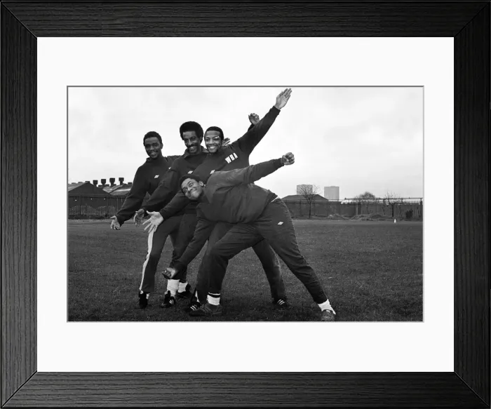 Framed Print : Lenny Henry training with West Bromwich Albion. 15th November 1978 Framed Print : Lenny Henry training with West Bromwich Albion. 15th November 1978