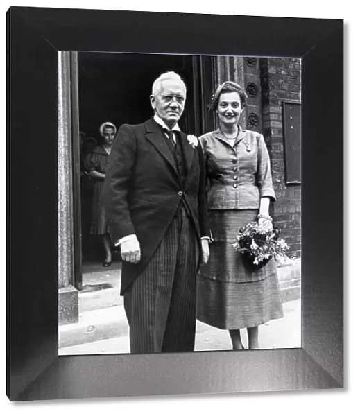 Dr Alexander Fleming, the inventor of Penicillin marries Dr