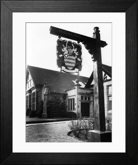 Framed Print : Hulme Hall, Port Sunlight, Merseyside, 15th February 1978 Framed Print : Hulme Hall, Port Sunlight, Merseyside, 15th February 1978
