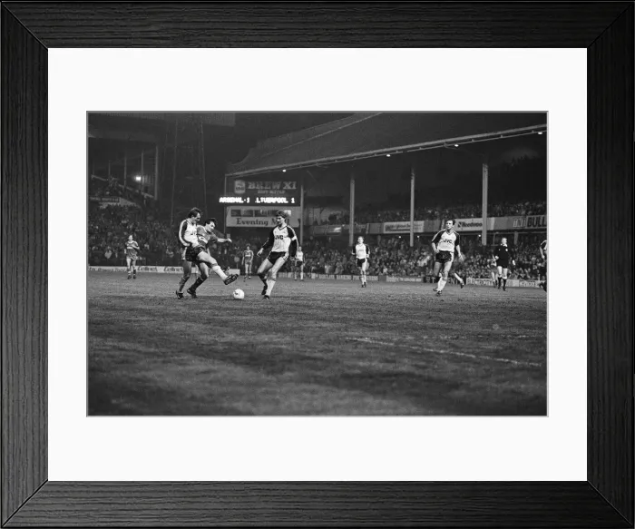 Framed Print : Arsenal 1 v 2 Liverpool, Littlewoods 2nd round (replay) at Villa Park Framed Print : Arsenal 1 v 2 Liverpool, Littlewoods 2nd round (replay) at Villa Park