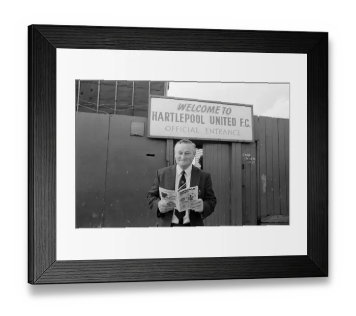 Framed Print : Hartlepool United F. C. 4-0 Tranmere Rovers, Division four match held at Victoria Park