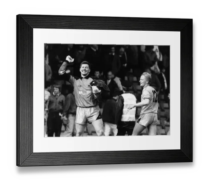 Framed Print : WBA 1-2 Wolves, League Division Two match at The Hawthorns, Sunday 15th October 1989