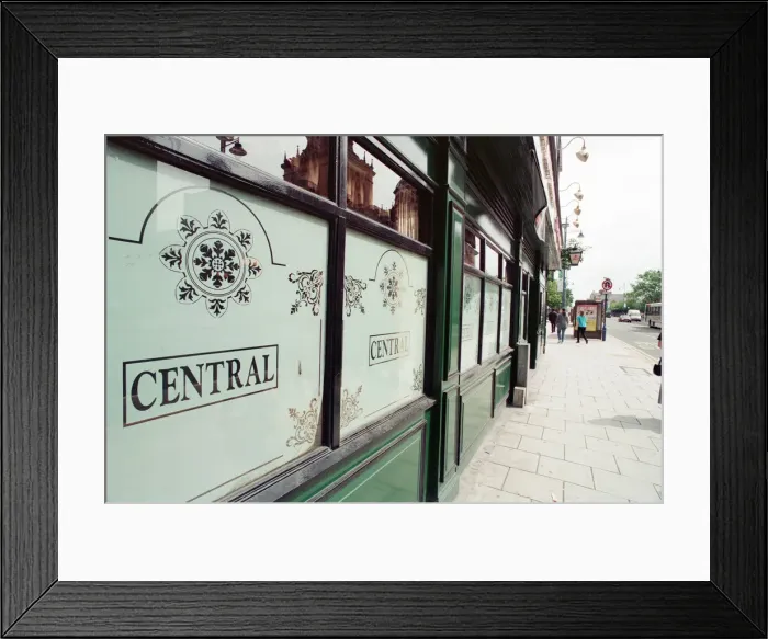 Framed Print : The Central, Public House in Middlesbrough, Teesside, Monday 28th July 1997 Framed Print : The Central, Public House in Middlesbrough, Teesside, Monday 28th July 1997