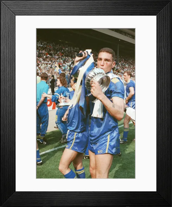 Framed Print : Liverpool verses Wimbledon FA Cup final at Wembley Stadium Framed Print : Liverpool verses Wimbledon FA Cup final at Wembley Stadium