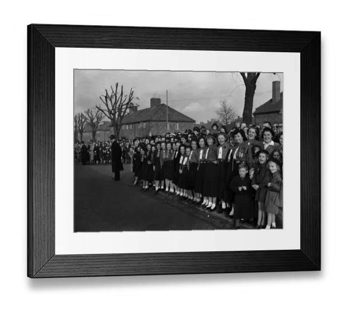 Framed Print : Prince Philip, Duke of Edinburgh visits Hillfields, Bristol