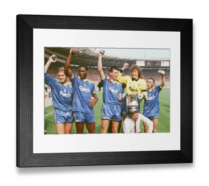Framed Print : Liverpool verses Wimbledon FA Cup final at Wembley Stadium Framed Print : Liverpool verses Wimbledon FA Cup final at Wembley Stadium