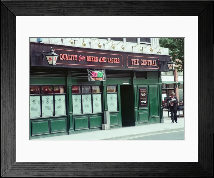 Framed Print : The Central, Public House in Middlesbrough, Teesside, Monday 28th July 1997 Framed Print : The Central, Public House in Middlesbrough, Teesside, Monday 28th July 1997