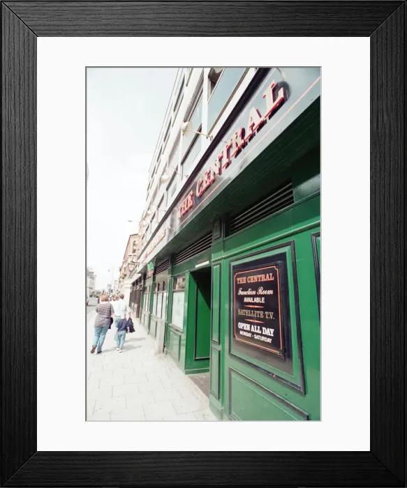 Framed Print : The Central, Public House in Middlesbrough, Teesside, Monday 28th July 1997 Framed Print : The Central, Public House in Middlesbrough, Teesside, Monday 28th July 1997