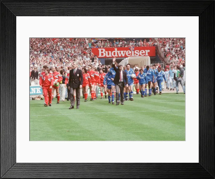Framed Print : Liverpool verses Wimbledon FA Cup final at Wembley Stadium Framed Print : Liverpool verses Wimbledon FA Cup final at Wembley Stadium