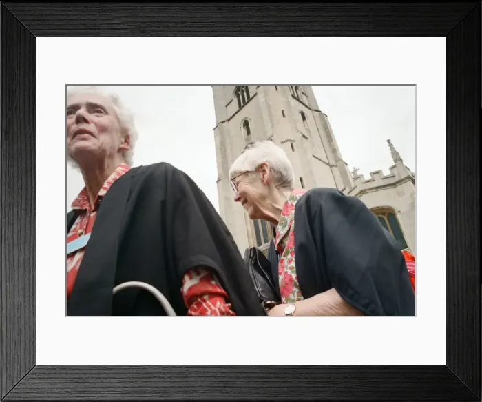 Framed Print : A ceremony to mark the 50th anniversary of the introduction of degrees for women