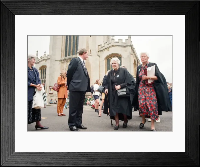 Framed Print : A ceremony to mark the 50th anniversary of the introduction of degrees for women