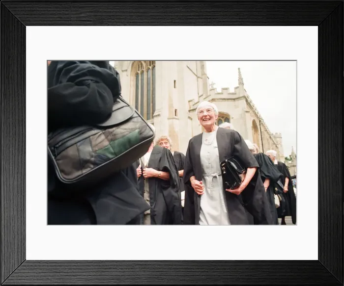 Framed Print : A ceremony to mark the 50th anniversary of the introduction of degrees for women Framed Print : A ceremony to mark the 50th anniversary of the introduction of degrees for women