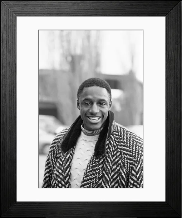 Framed Print : John Fashanu, pictured at training, as Wimbledon prepare for the 1988 FA Cup Framed Print : John Fashanu, pictured at training, as Wimbledon prepare for the 1988 FA Cup