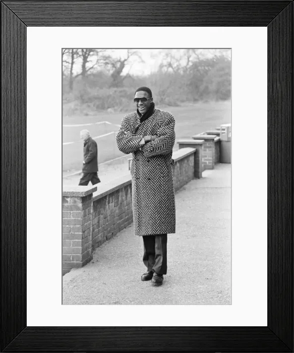 Framed Print : John Fashanu, pictured at training, as Wimbledon prepare for the 1988 FA Cup Framed Print : John Fashanu, pictured at training, as Wimbledon prepare for the 1988 FA Cup