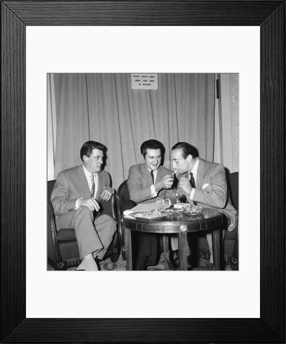 Framed Print : Recording Stars at Variety Clubs Golden Disc Luncheon Framed Print : Recording Stars at Variety Clubs Golden Disc Luncheon