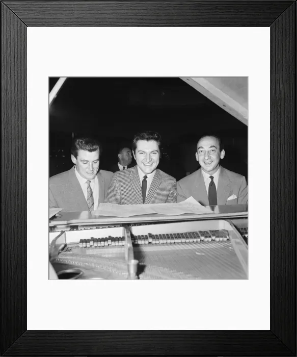 Framed Print : Recording Stars at Variety Clubs Golden Disc Luncheon Framed Print : Recording Stars at Variety Clubs Golden Disc Luncheon