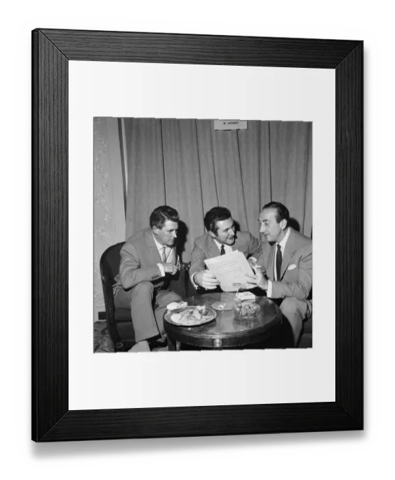 Framed Print : Recording Stars at Variety Clubs Golden Disc Luncheon Framed Print : Recording Stars at Variety Clubs Golden Disc Luncheon
