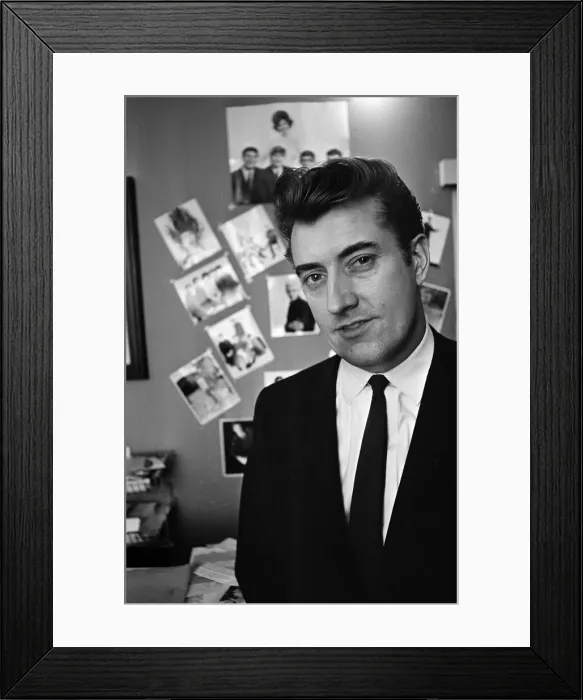 Framed Print : Record producer Joe Meek in his bedroom studios. 14th October 1964 Framed Print : Record producer Joe Meek in his bedroom studios. 14th October 1964