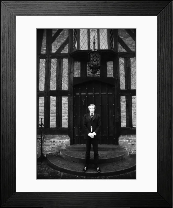 Framed Print : Music manager Robert Stigwood at his home in Stanmore. 24th February 1969 Framed Print : Music manager Robert Stigwood at his home in Stanmore. 24th February 1969